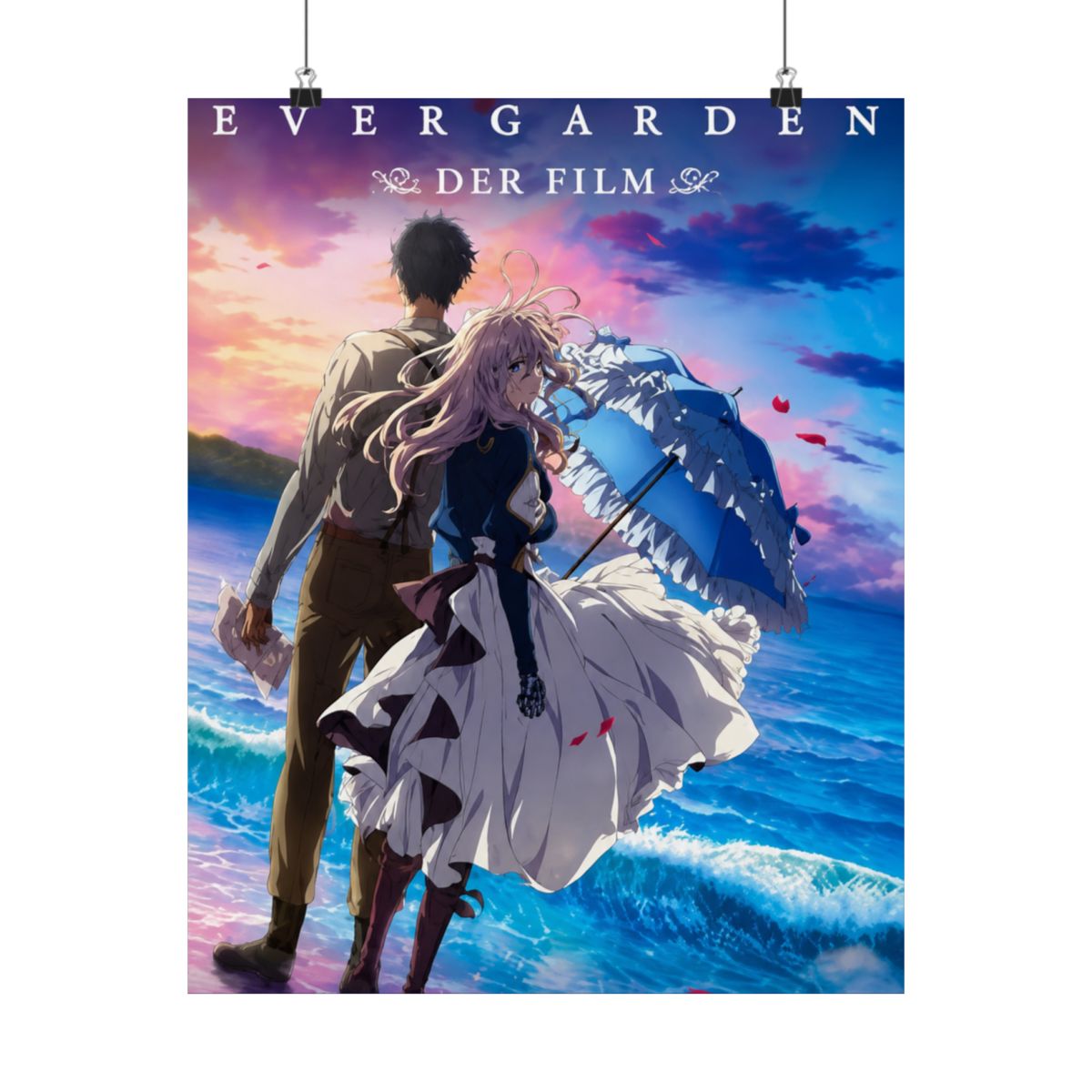 Violet Evergarden Anime Poster Posters Wall Art Picture Print Modern Family Bedroom Decor Posters For Room Aesthetic 12x18inch(30x45cm) - alternate angle 3, merchandise