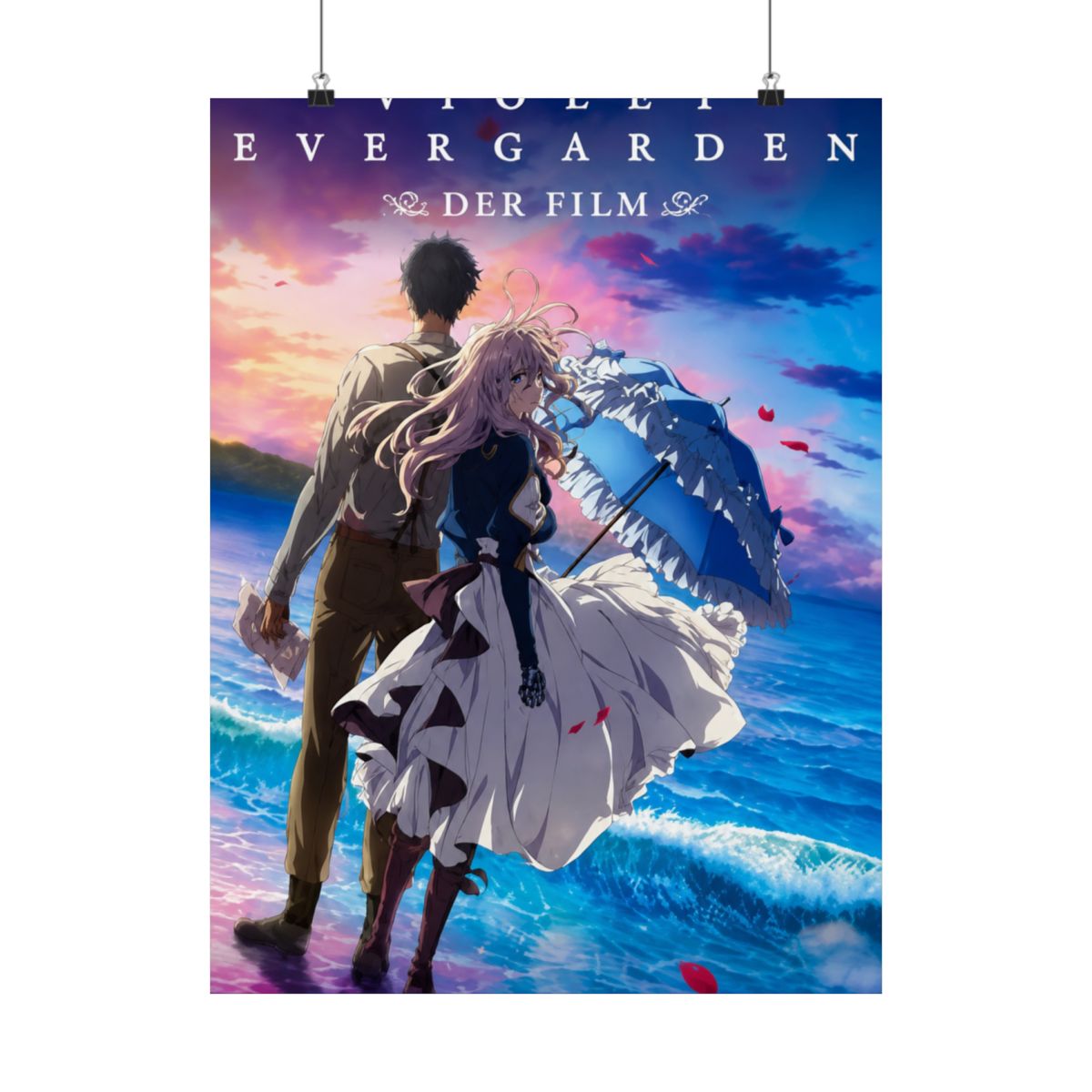 Violet Evergarden Anime Poster Posters Wall Art Picture Print Modern Family Bedroom Decor Posters For Room Aesthetic 12x18inch(30x45cm) - alternate angle 1, merchandise